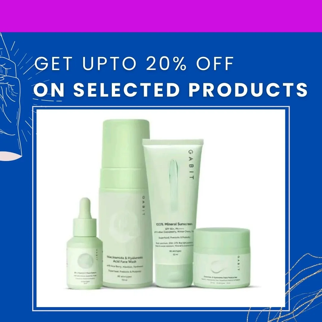 Get Upto 20% Off On Selected Products